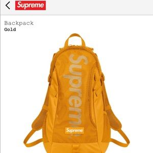 Supreme Backpack (SS20) Gold